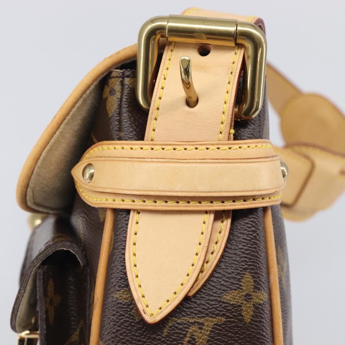 LOUIS VUITTON Monogram Hudson PM Shoulder Bag M40027 LV Auth 209564V