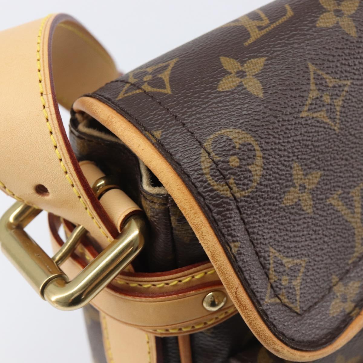 LOUIS VUITTON Monogram Hudson PM Shoulder Bag M40027 LV Auth 209564V