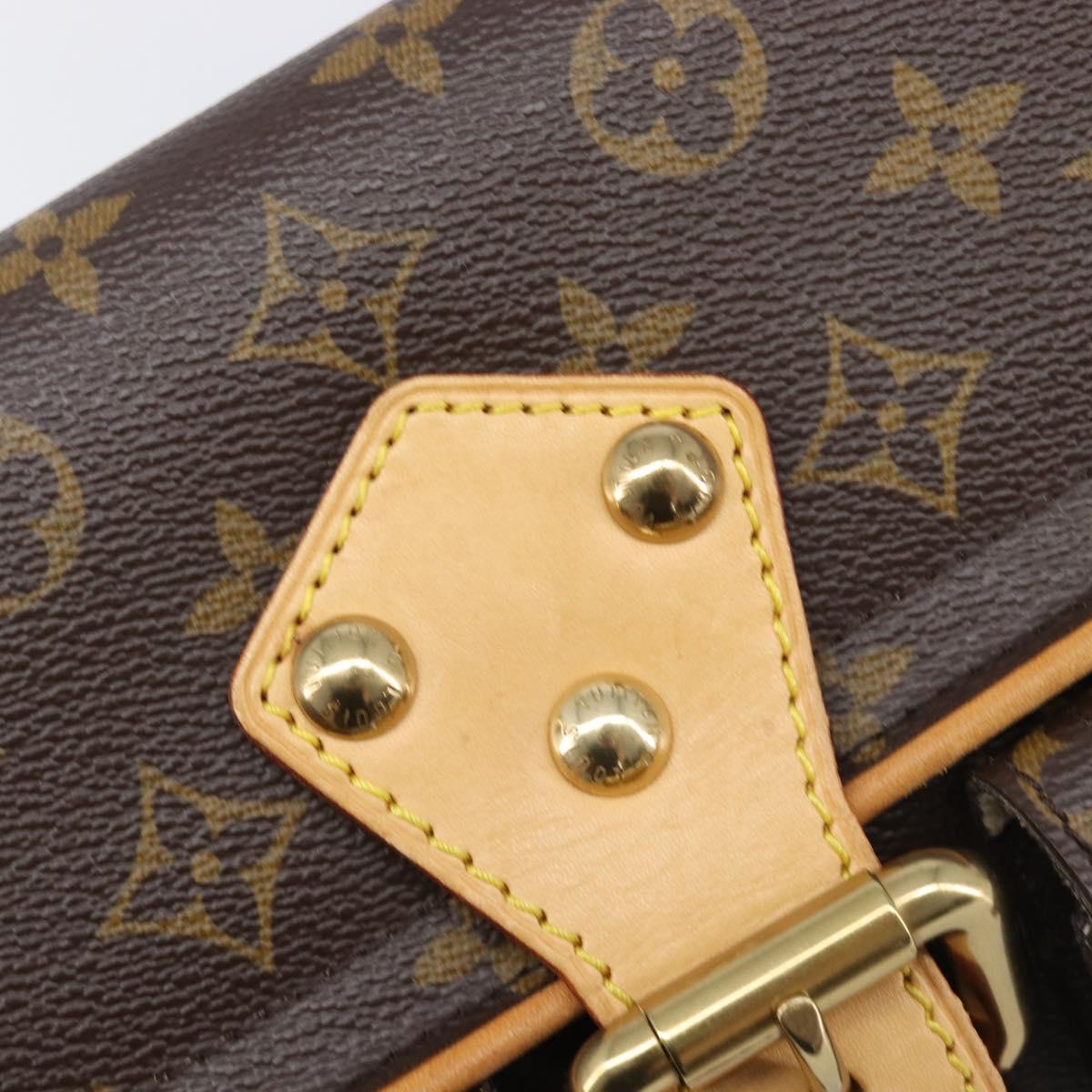 LOUIS VUITTON Monogram Hudson PM Shoulder Bag M40027 LV Auth 209564V