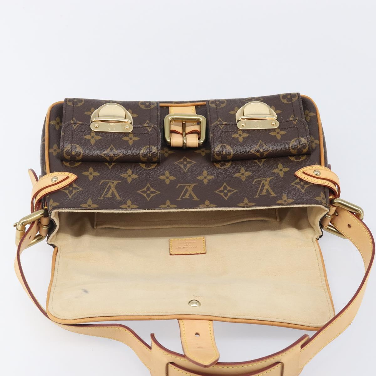 LOUIS VUITTON Monogram Hudson PM Shoulder Bag M40027 LV Auth 209564V
