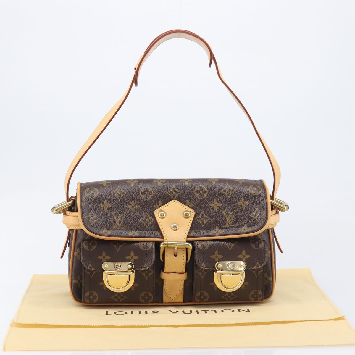 LOUIS VUITTON Monogram Hudson PM Shoulder Bag M40027 LV Auth 209564V