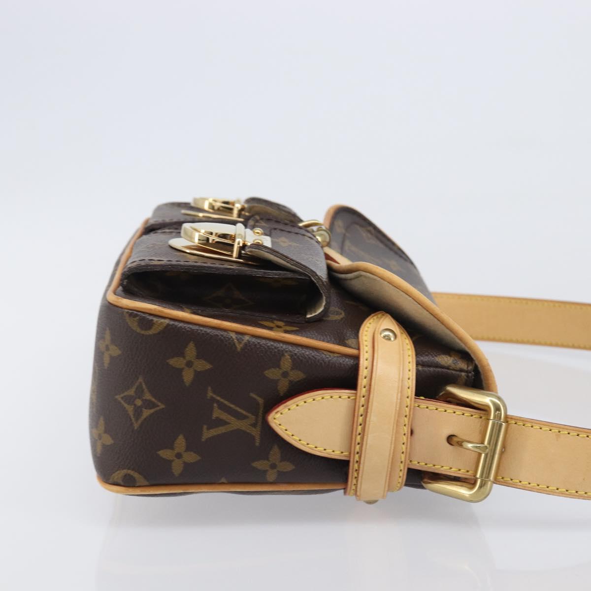 LOUIS VUITTON Monogram Hudson PM Shoulder Bag M40027 LV Auth 209564V