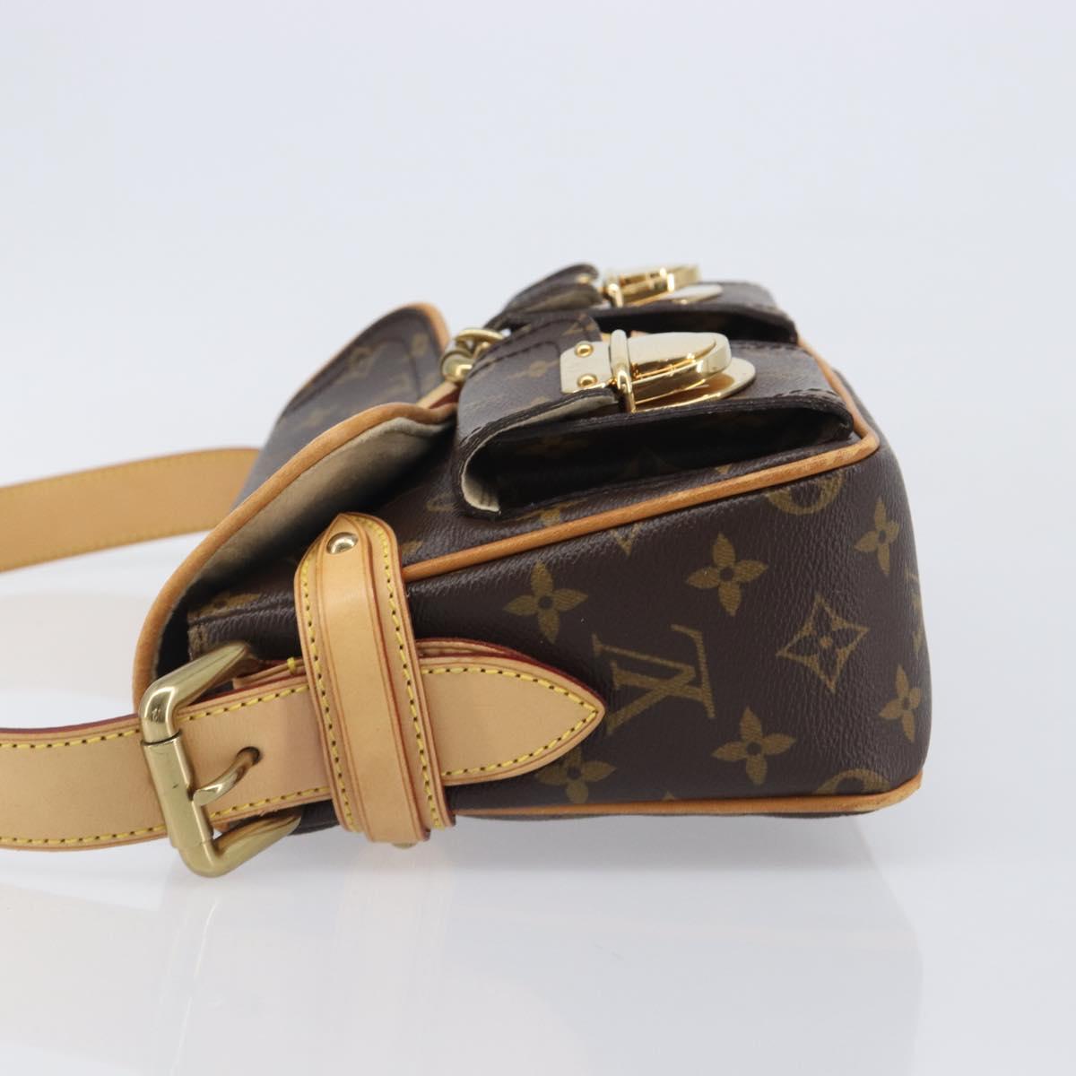 LOUIS VUITTON Monogram Hudson PM Shoulder Bag M40027 LV Auth 209564V