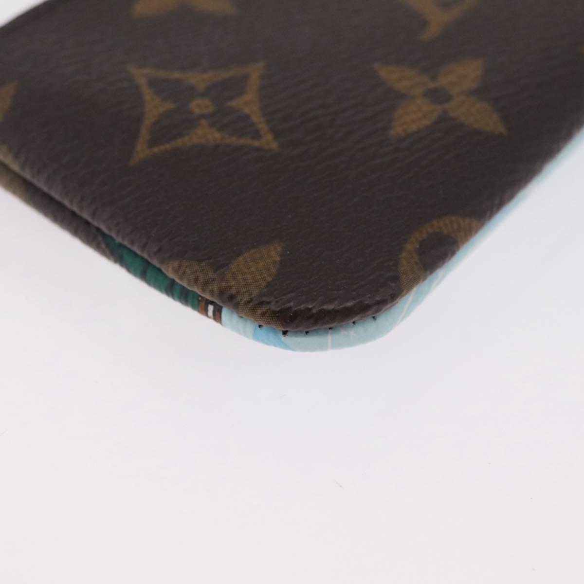LOUIS VUITTON Monogram Vivienne Pochette Cles Coin Purse M82620 LV Auth 209568M