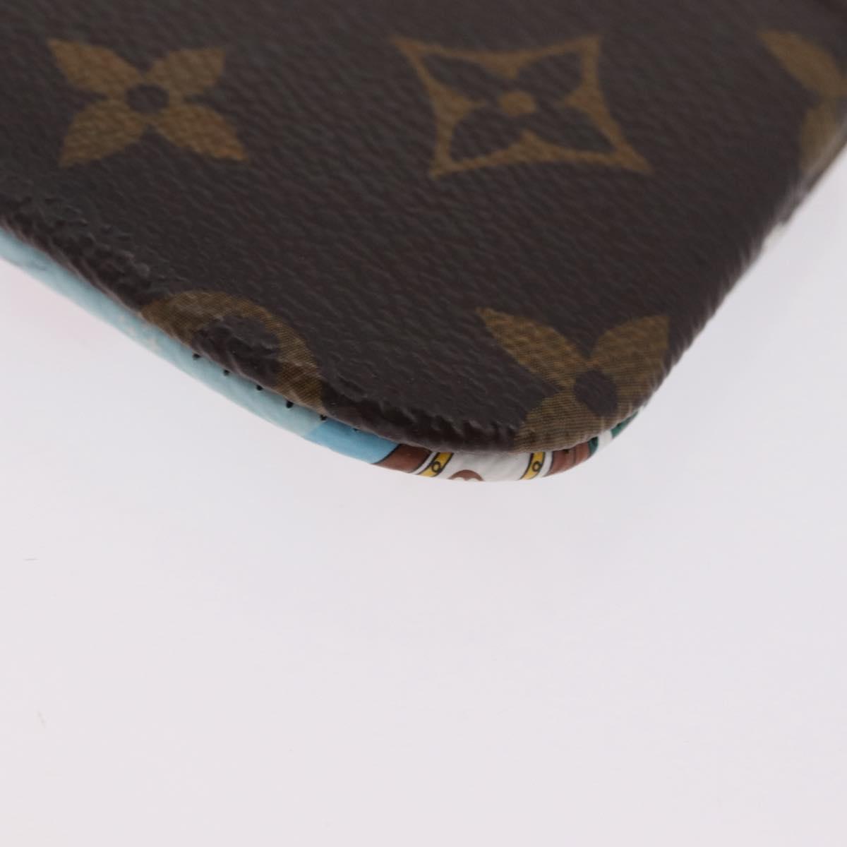 LOUIS VUITTON Monogram Vivienne Pochette Cles Coin Purse M82620 LV Auth 209568M