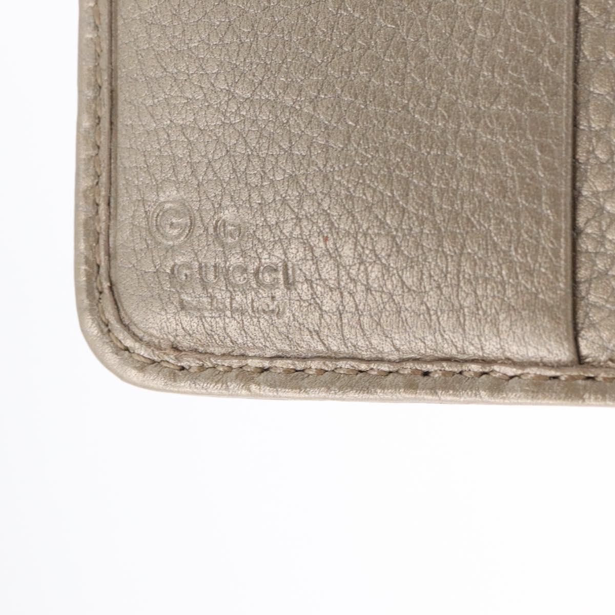 GUCCI Long Wallet Leather Gold 347112 Auth 209572A