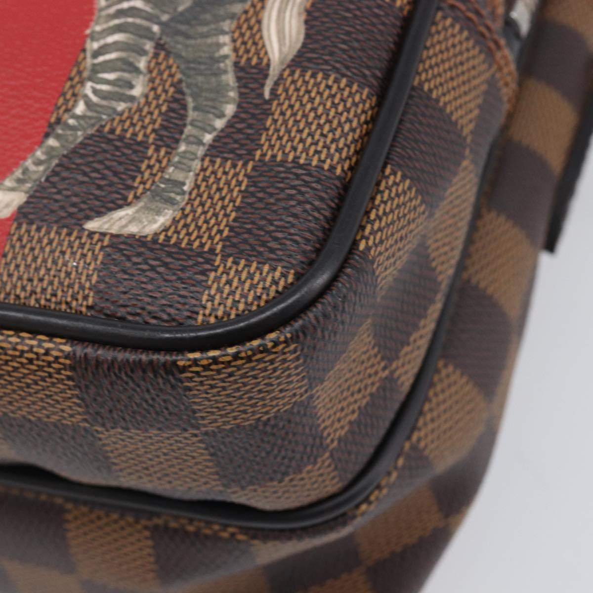 LOUIS VUITTON Damier Ebene Amazon Shoulder Bag N42703 LV Auth 209583M