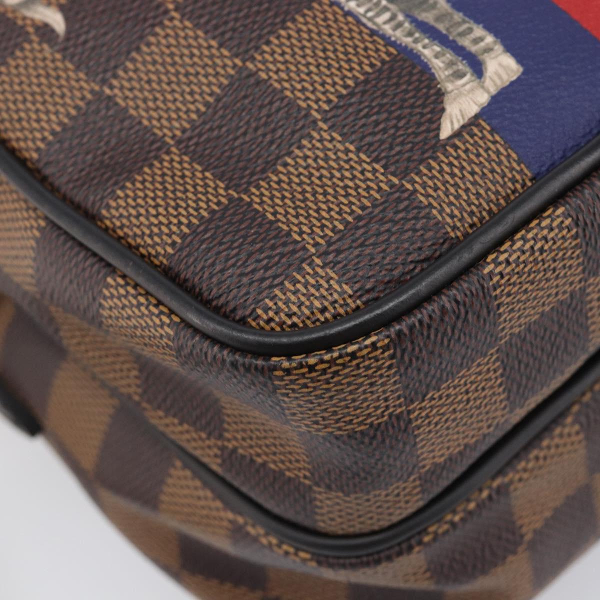 LOUIS VUITTON Damier Ebene Amazon Shoulder Bag N42703 LV Auth 209583M