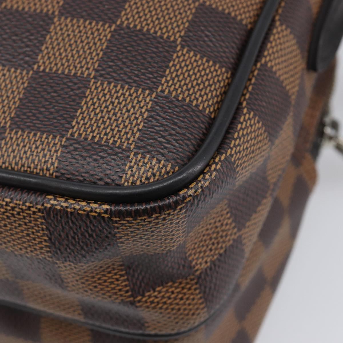 LOUIS VUITTON Damier Ebene Amazon Shoulder Bag N42703 LV Auth 209583M