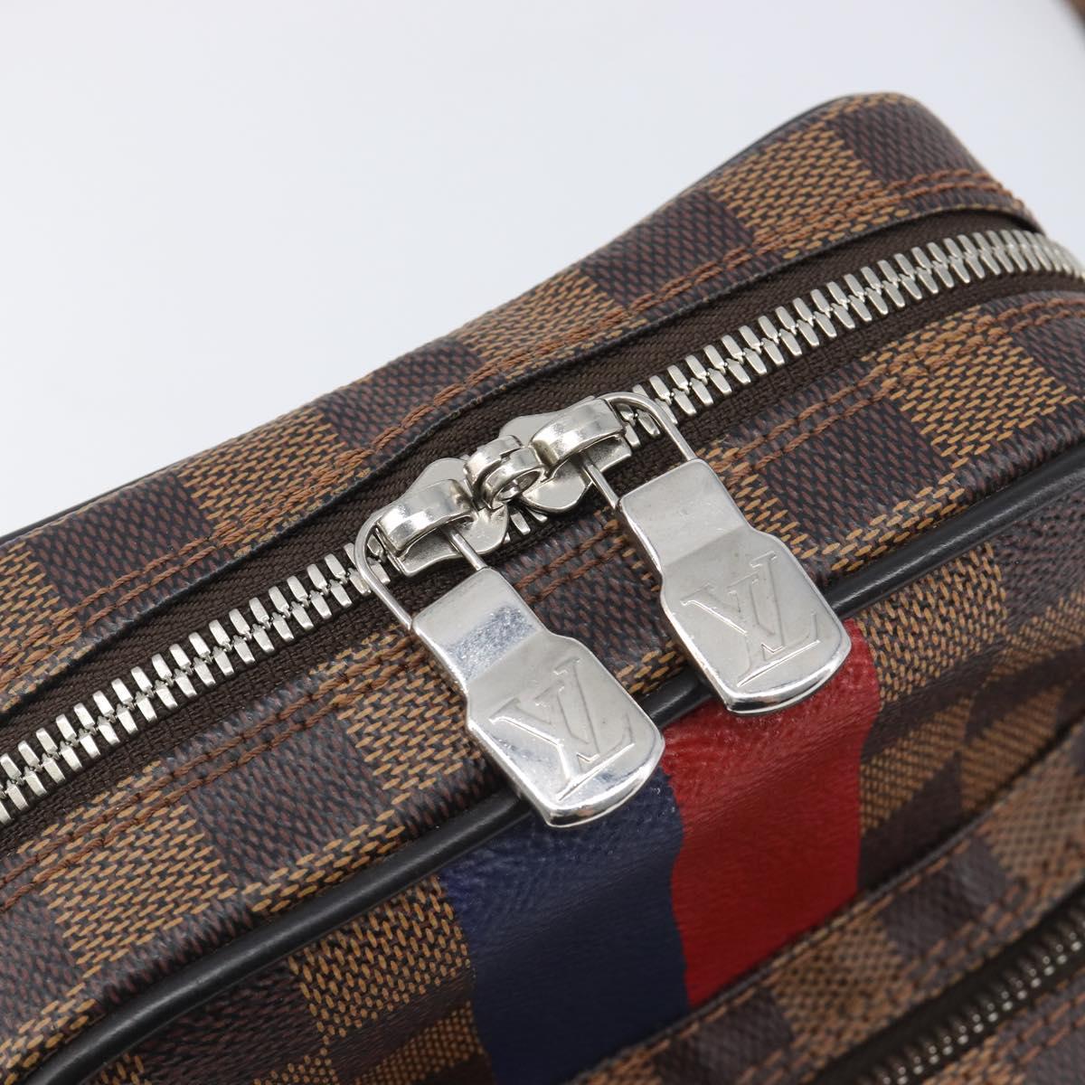LOUIS VUITTON Damier Ebene Amazon Shoulder Bag N42703 LV Auth 209583M