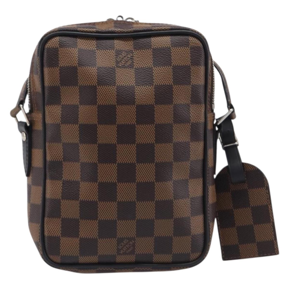 LOUIS VUITTON Damier Ebene Amazon Shoulder Bag N42703 LV Auth 209583M