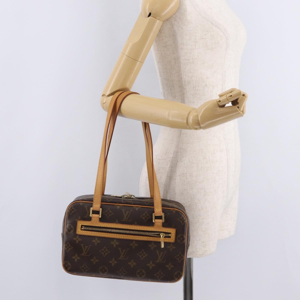 LOUIS VUITTON Monogram Cite MM Hand Bag M51182 LV Auth 209589A