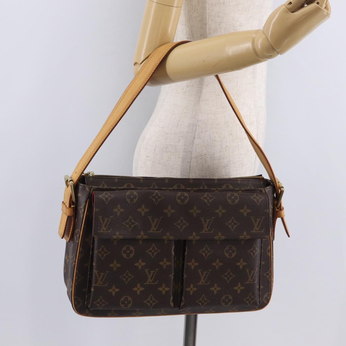 LOUIS VUITTON Monogram Viva Cite GM Shoulder Bag M51163 LV Auth 209595V