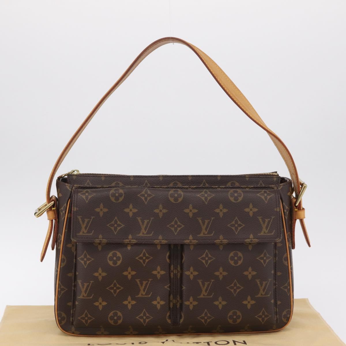 LOUIS VUITTON Monogram Viva Cite GM Shoulder Bag M51163 LV Auth 209595V