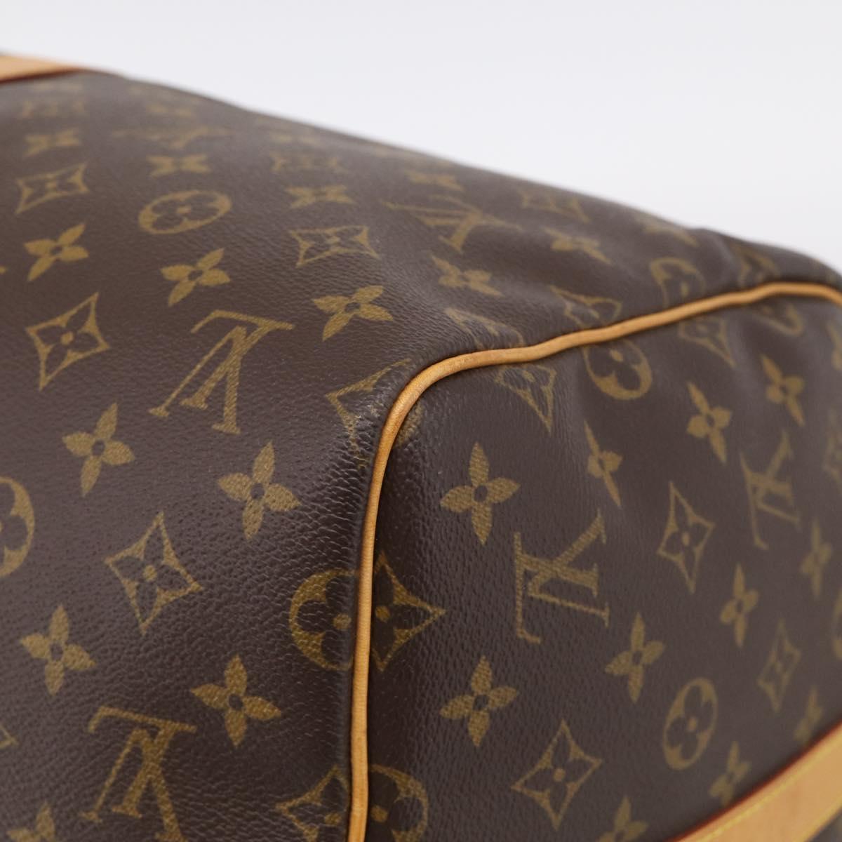 LOUIS VUITTON Monogram Keepall Bandouliere 55 Boston Bag M41414 LV Auth 209601V