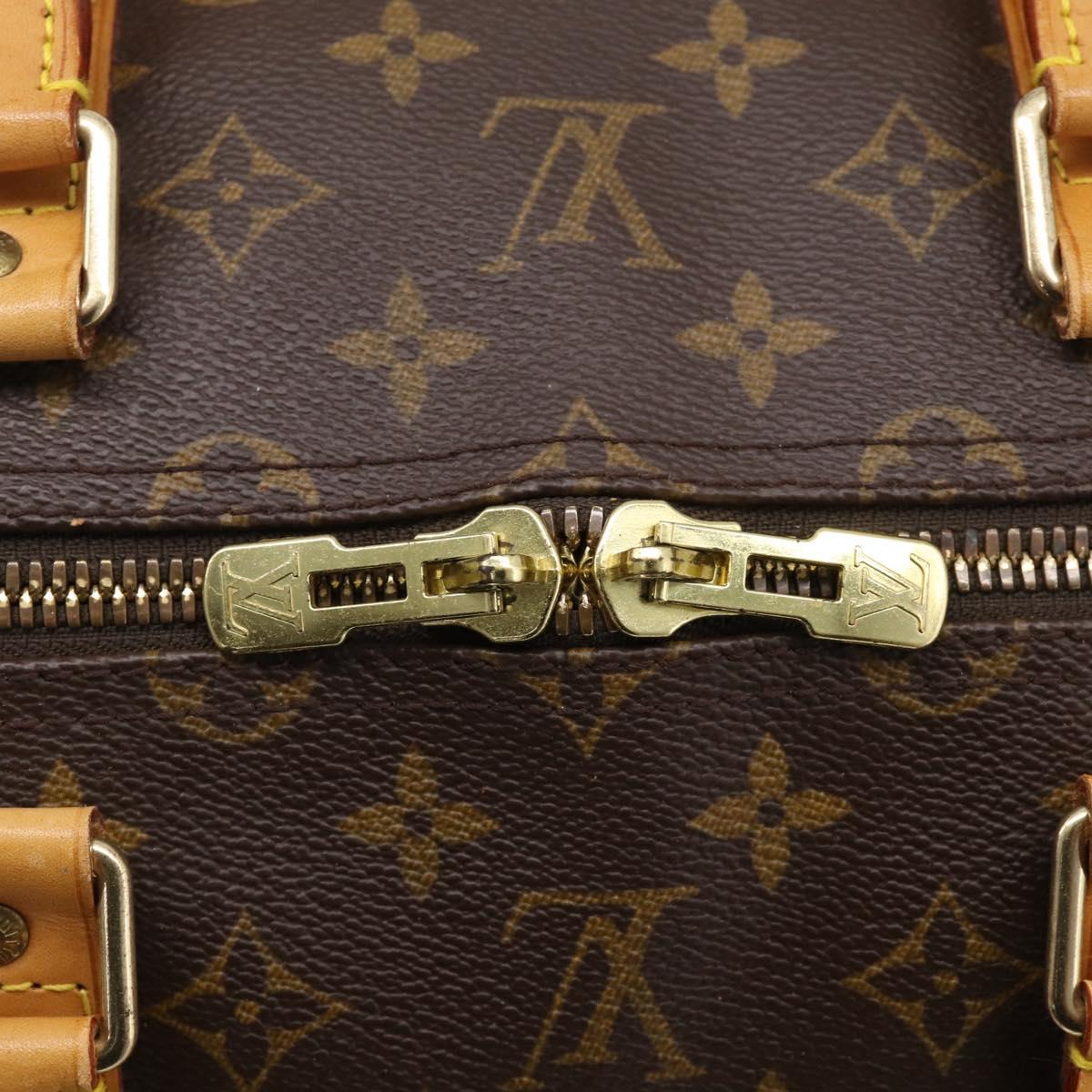 LOUIS VUITTON Monogram Keepall Bandouliere 55 Boston Bag M41414 LV Auth 209601V