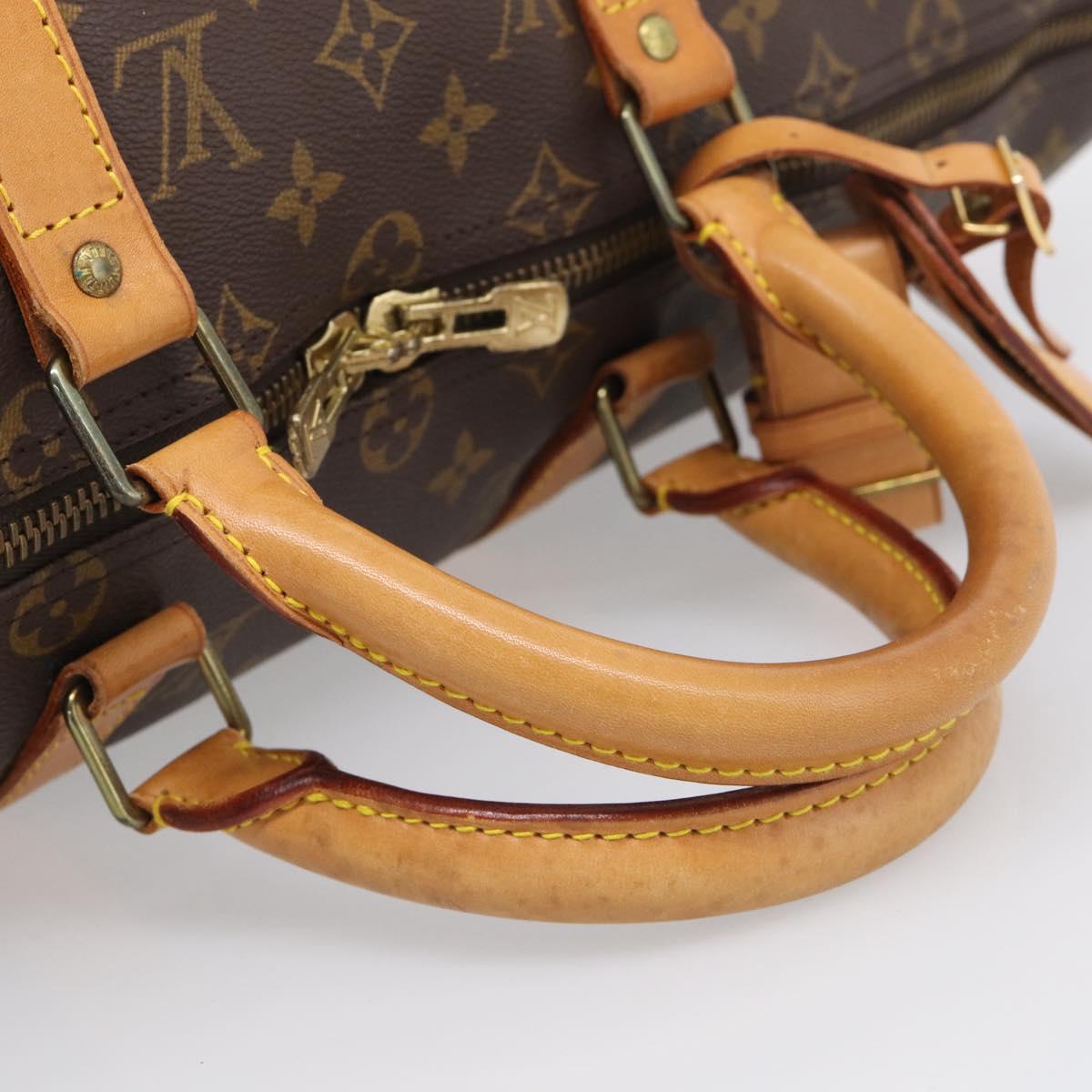 LOUIS VUITTON Monogram Keepall 50 Boston Bag M41426 LV Auth 209633V