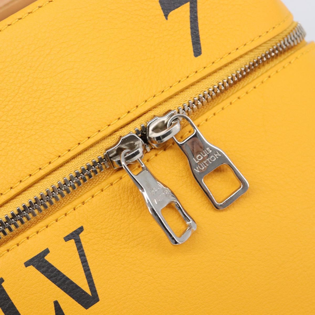 LOUIS VUITTON Vertical Box Trunk Shoulder Bag Saffron M59666 Auth 209644SAM