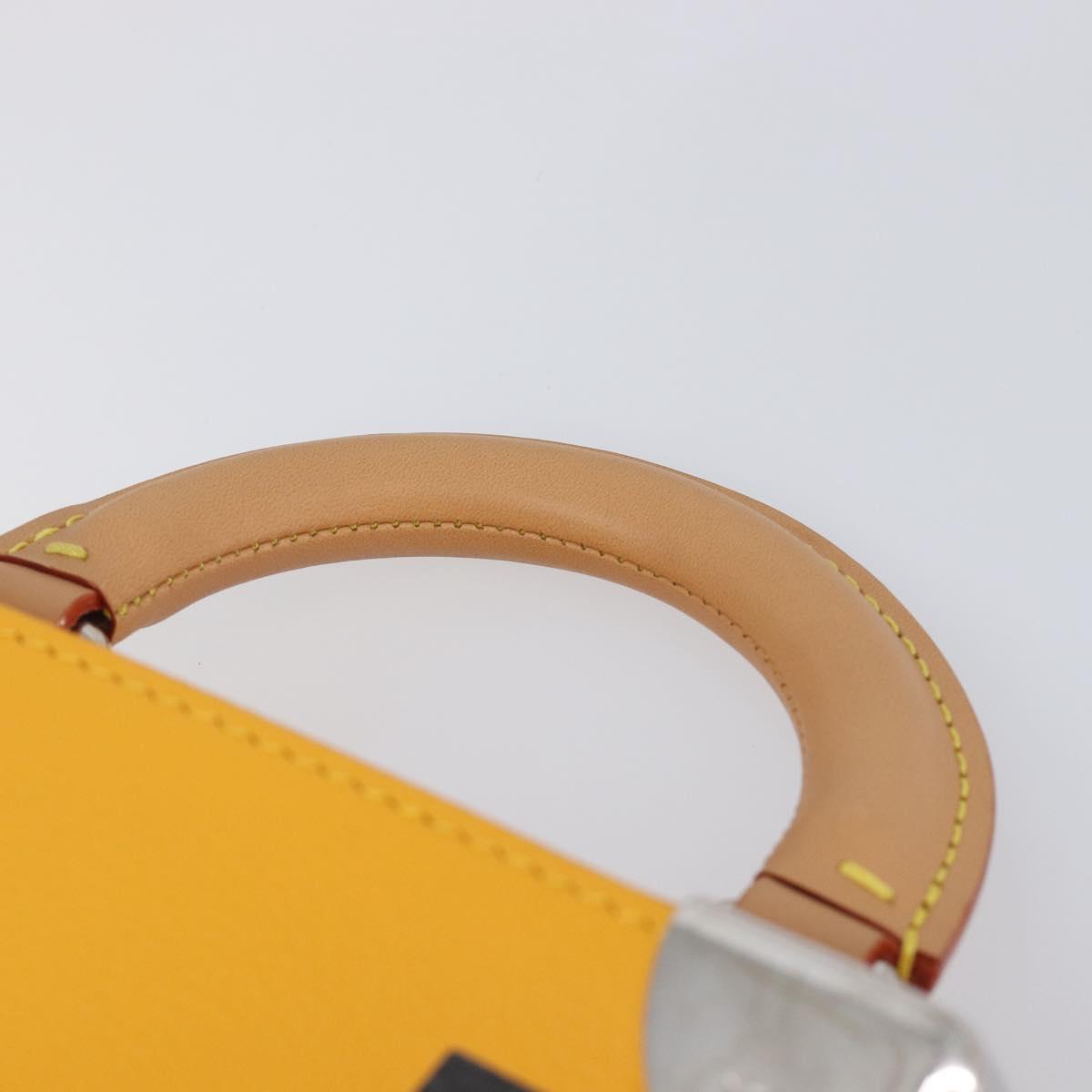 LOUIS VUITTON Vertical Box Trunk Shoulder Bag Saffron M59666 Auth 209644SAM