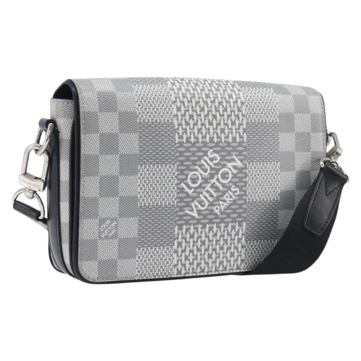 LOUIS VUITTON Damier Graphite Studio Messenger Antarctica N50014 Auth 209647SAM