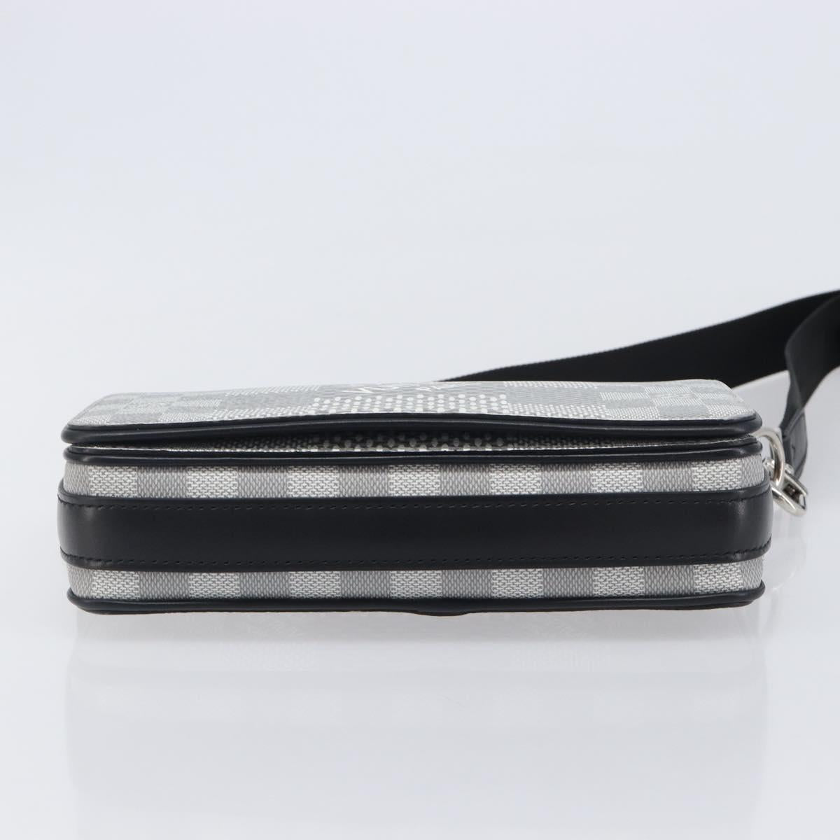 LOUIS VUITTON Damier Graphite Studio Messenger Antarctica N50014 Auth 209647SAM