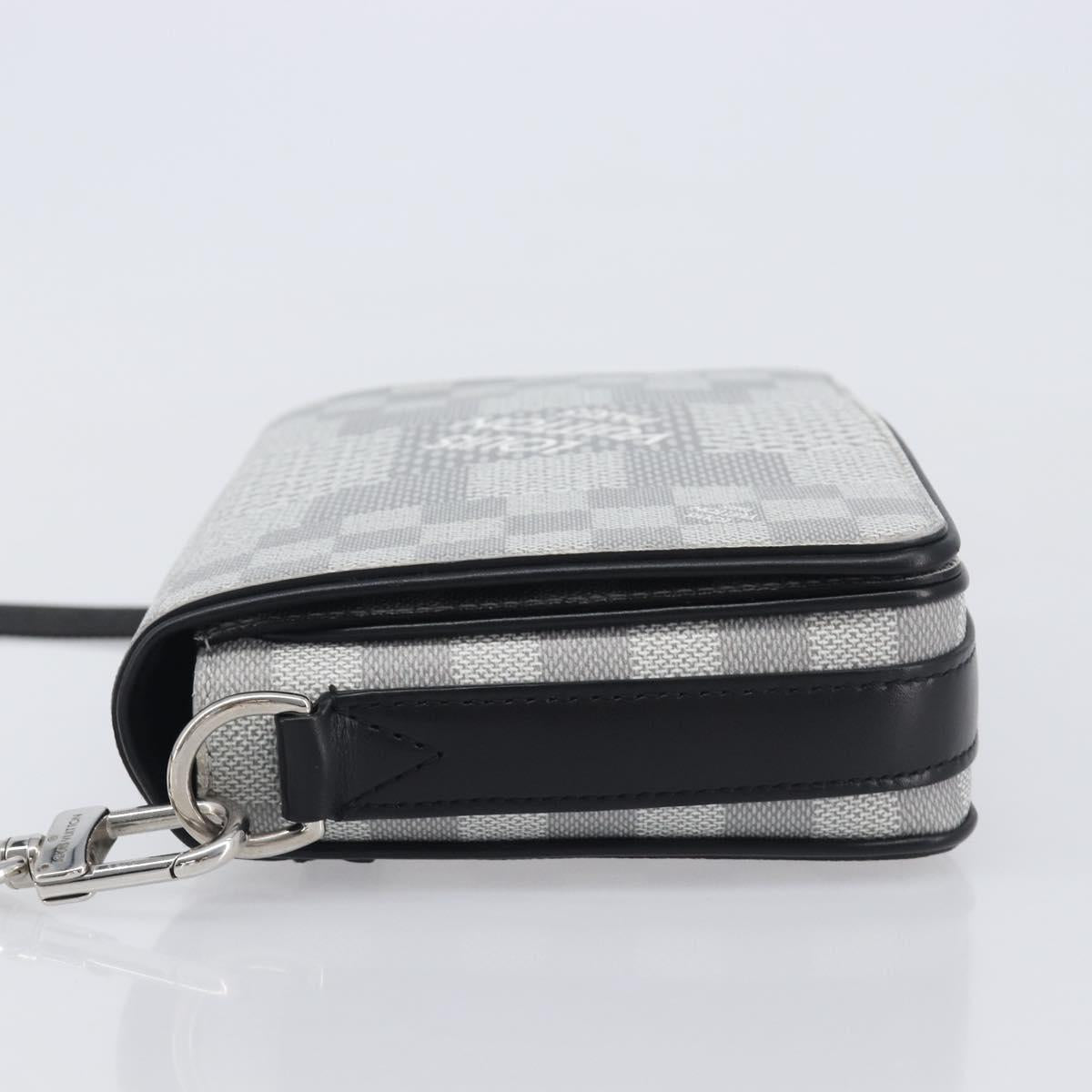 LOUIS VUITTON Damier Graphite Studio Messenger Antarctica N50014 Auth 209647SAM