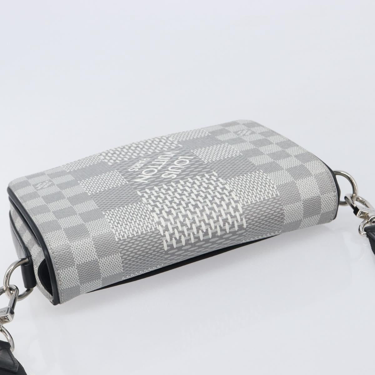 LOUIS VUITTON Damier Graphite Studio Messenger Antarctica N50014 Auth 209647SAM