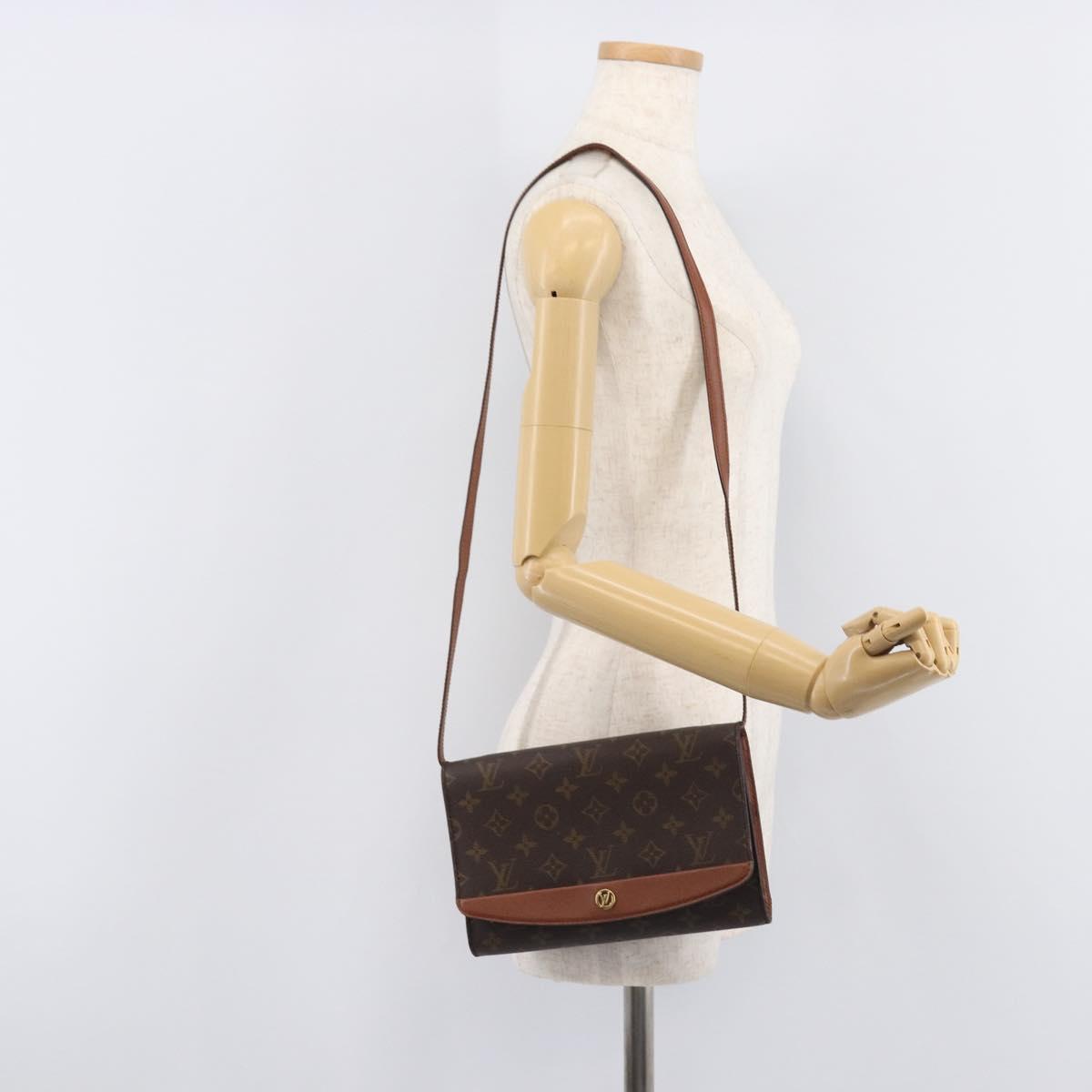 LOUIS VUITTON Monogram Bordeaux 24 Shoulder Bag M51798 LV Auth 209657A