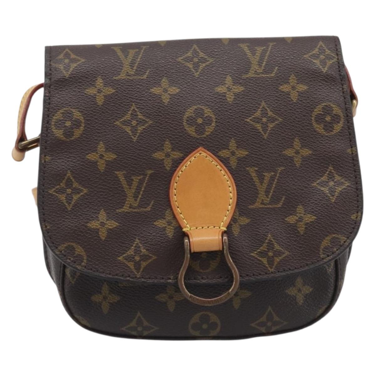 LOUIS VUITTON Monogram Saint Cloud MM Shoulder Bag M51243 LV Auth 209666V