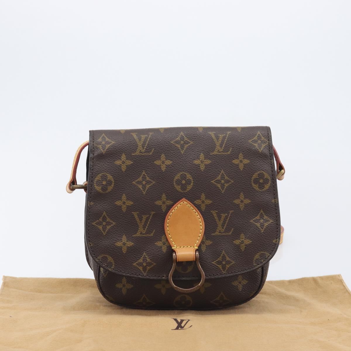 LOUIS VUITTON Monogram Saint Cloud MM Shoulder Bag M51243 LV Auth 209666V