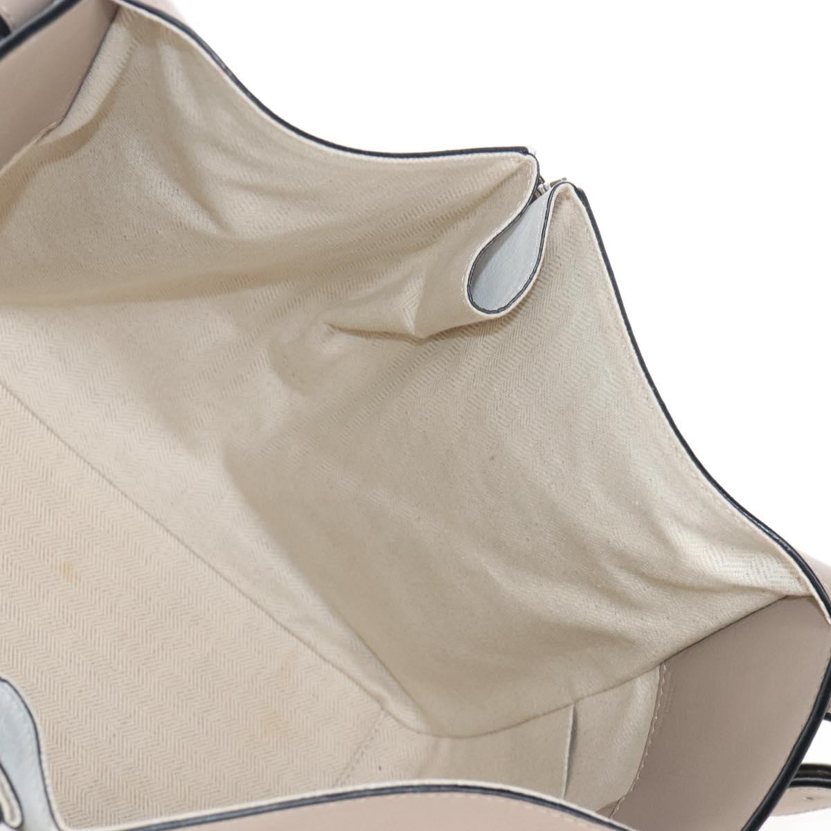 LOEWE Hammock Small Hand Bag Leather 2way Khaki Beige Auth 209674M
