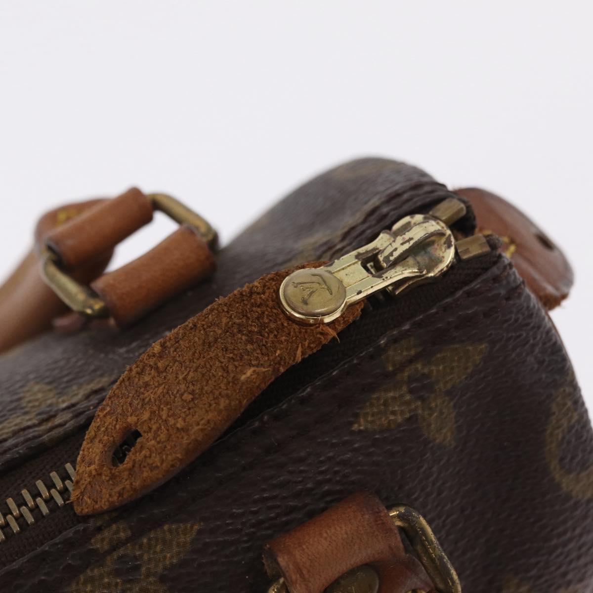 LOUIS VUITTON Monogram Mini Speedy Hand Bag M41534 LV Auth 209681