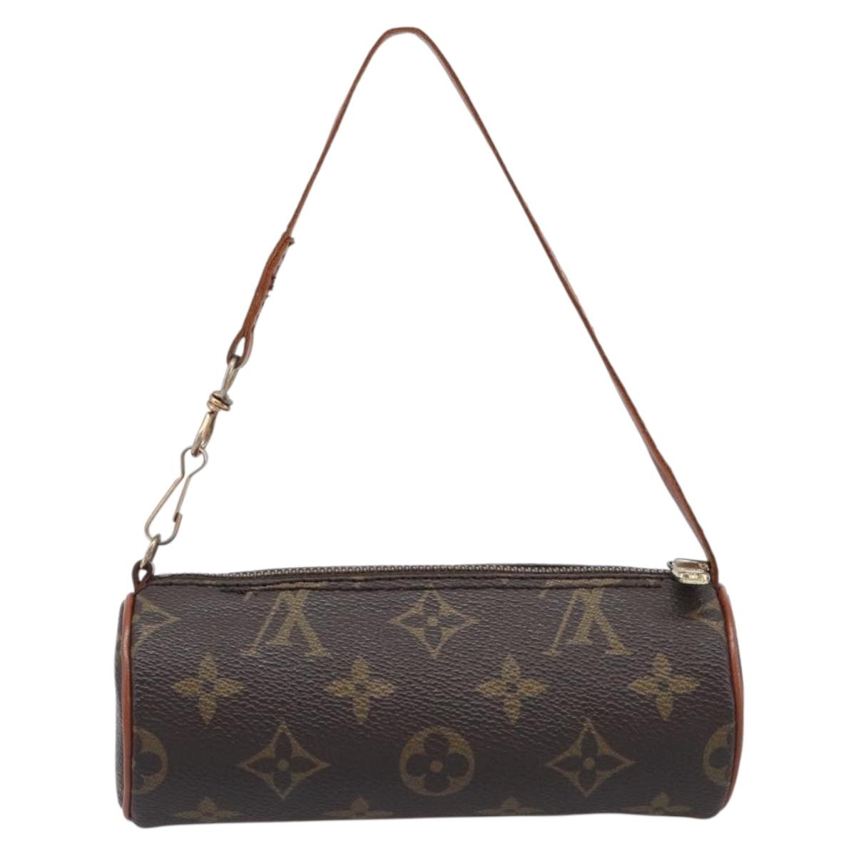 LOUIS VUITTON Monogram Papillon Pouch Pouch LV Auth 209683