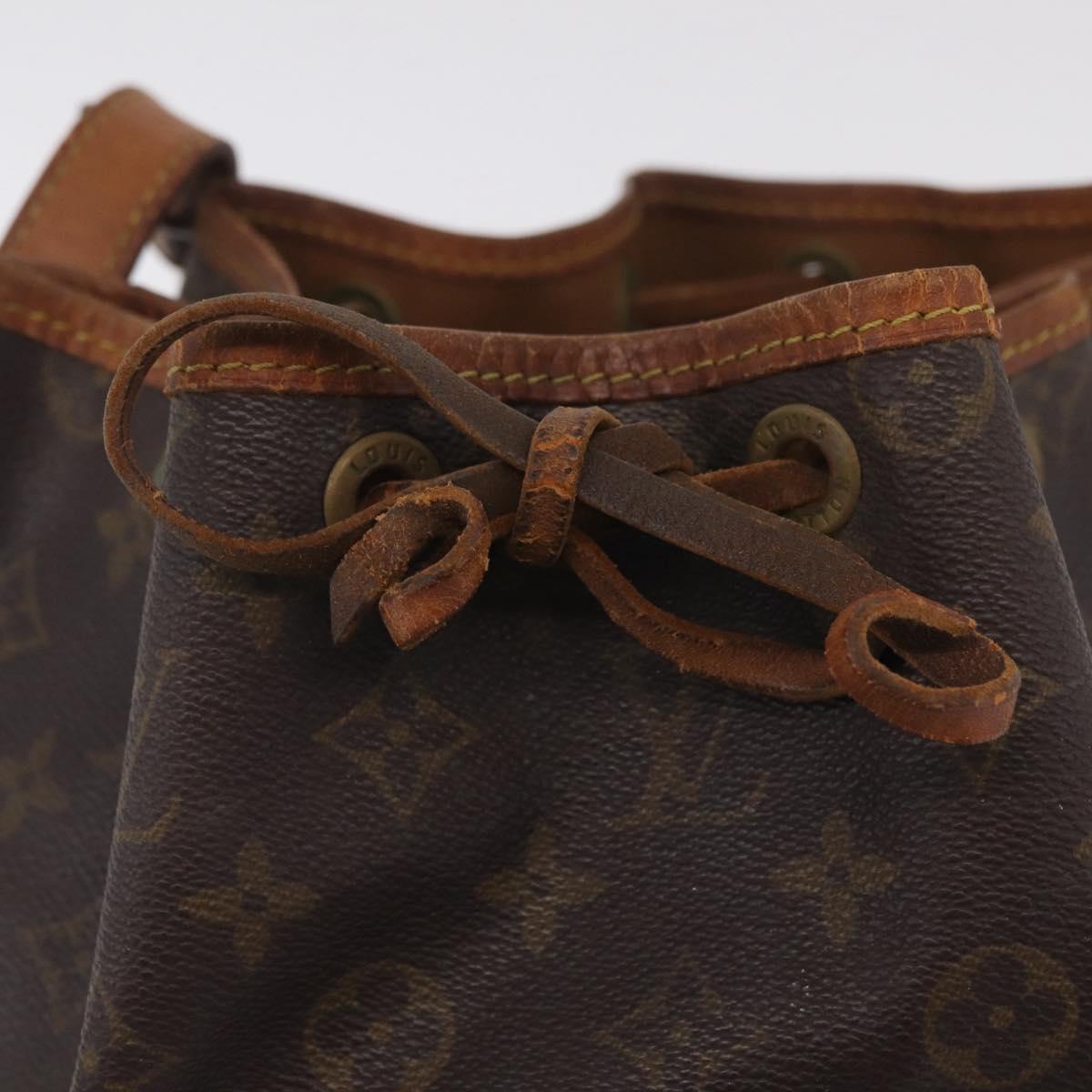 LOUIS VUITTON Monogram Noe Shoulder Bag M42224 LV Auth 209690