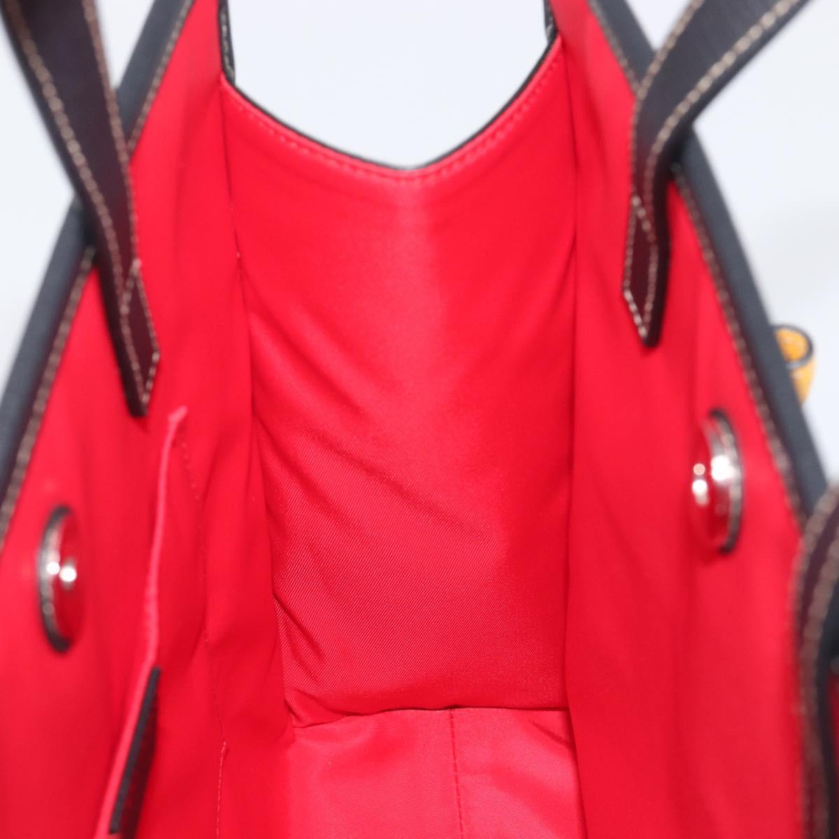 GUCCI GG Supreme Childrens Hand Bag PVC Beige Red 664083 Auth 209696M