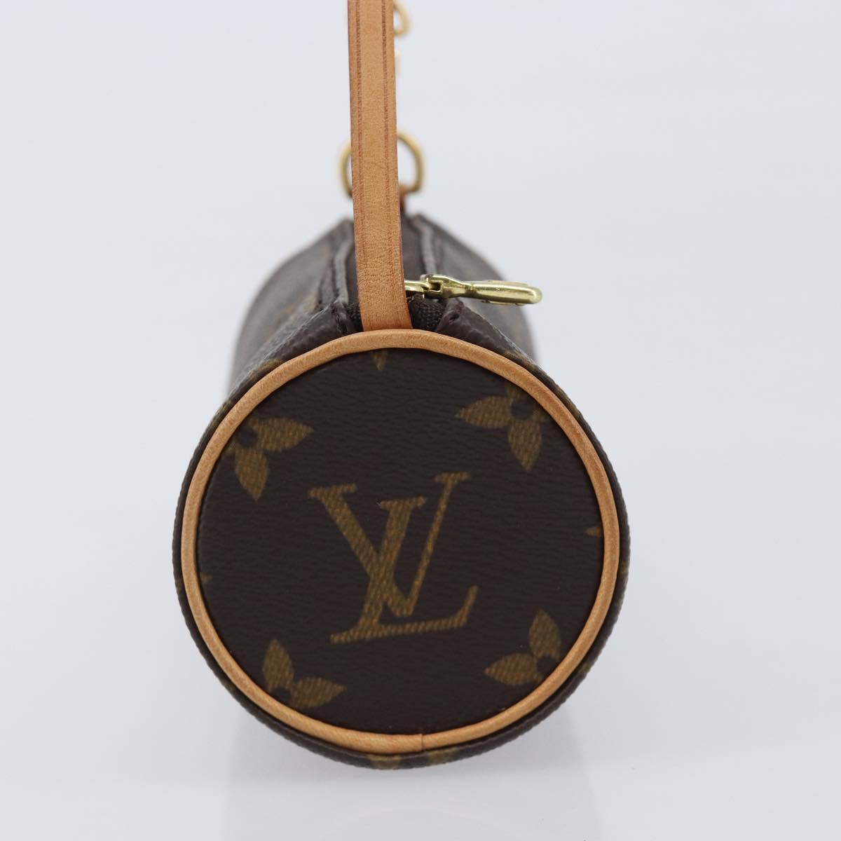 LOUIS VUITTON Monogram Papillon Pouch Pouch LV Auth 209700