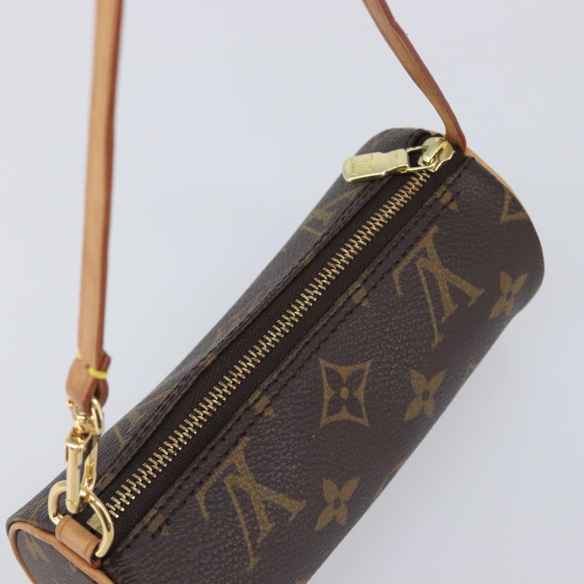 LOUIS VUITTON Monogram Papillon Pouch Pouch LV Auth 209700