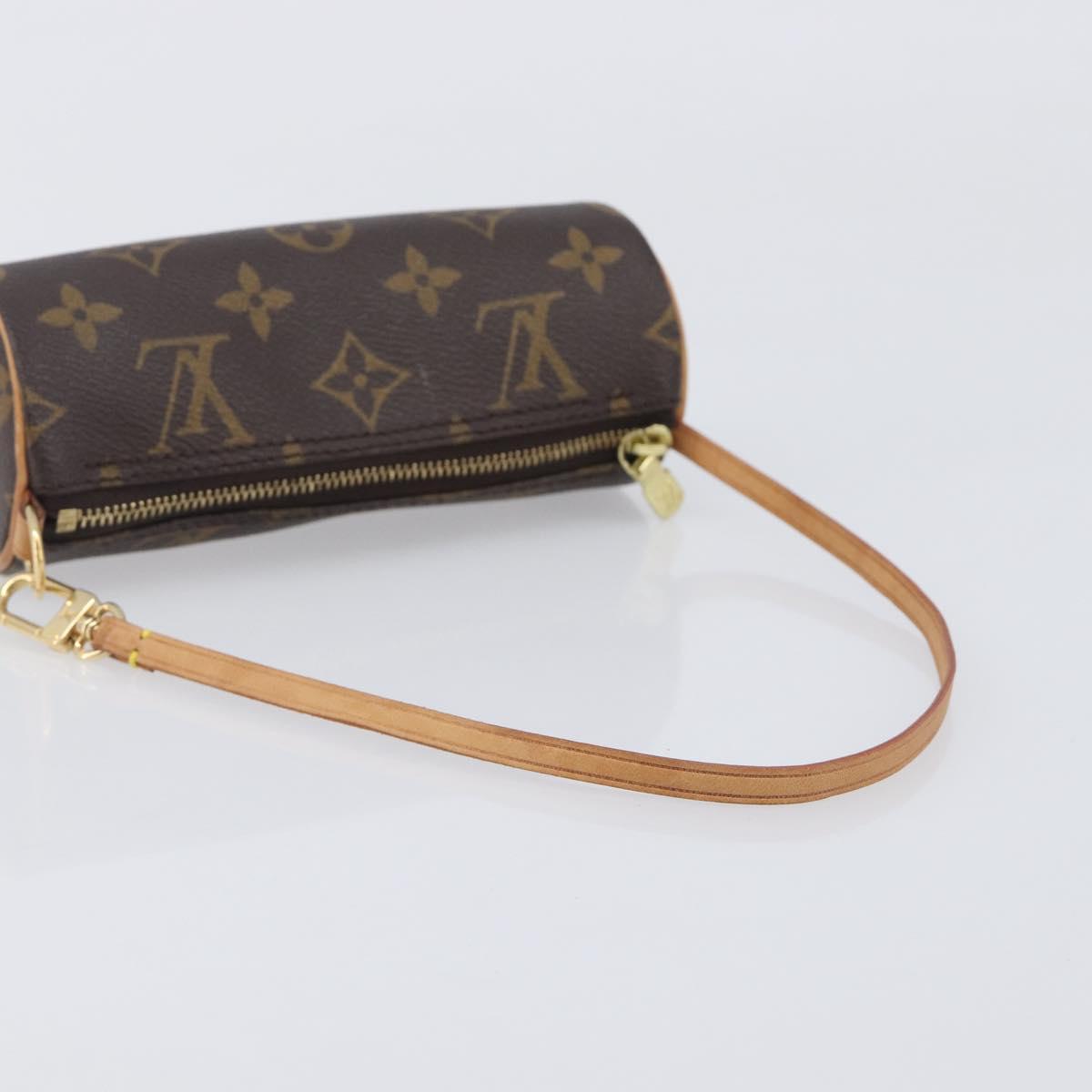 LOUIS VUITTON Monogram Papillon Pouch Pouch LV Auth 209700