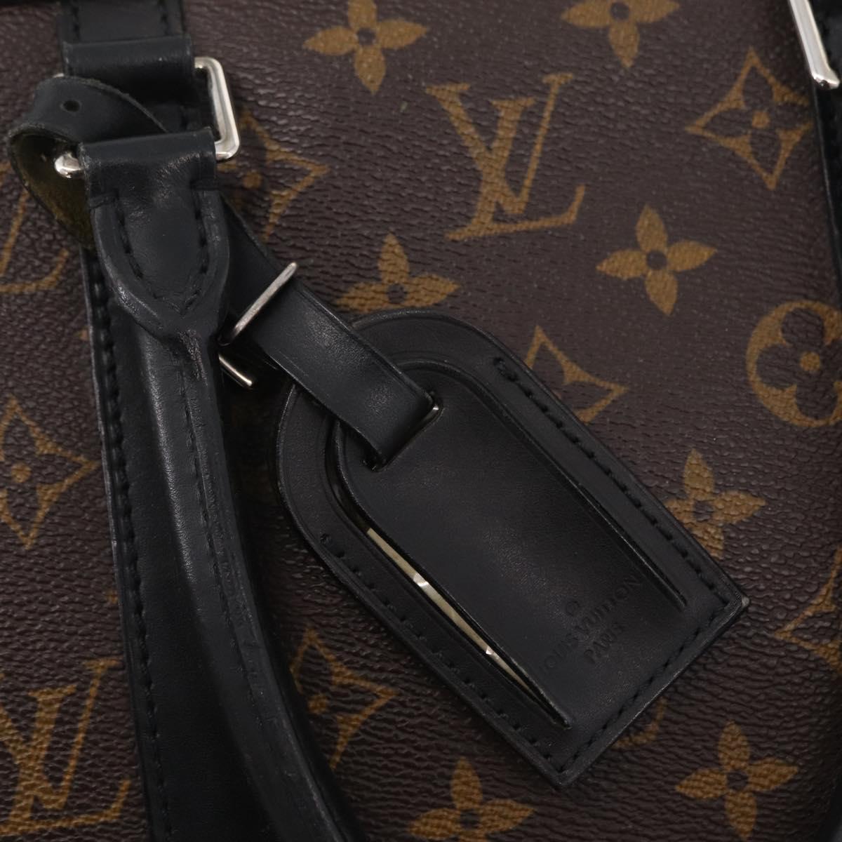 LOUIS VUITTON Monogram Macassar Porte Documents Voyage Bag M52005 LV Auth 209702
