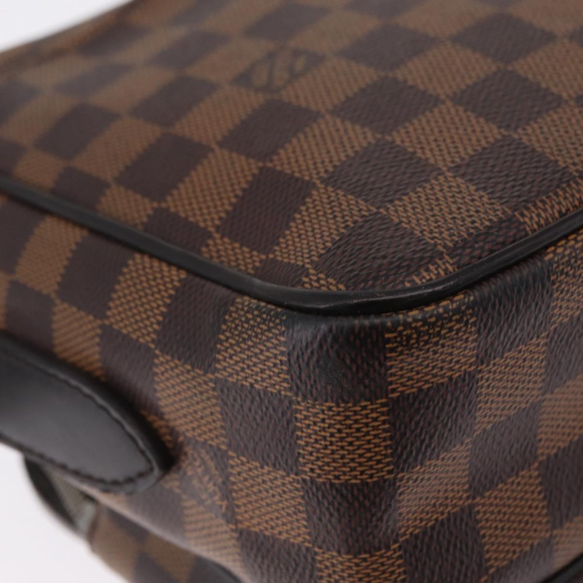 LOUIS VUITTON Damier Ebene Chapman Brothers Nile PM Bag N42704 LV Auth 209703A