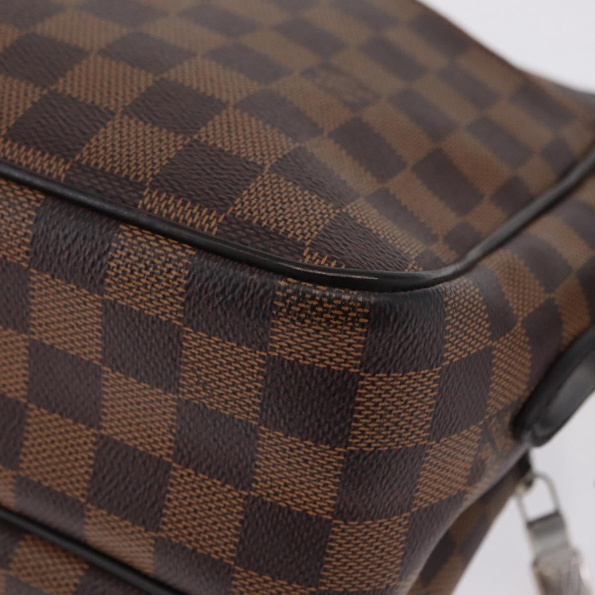 LOUIS VUITTON Damier Ebene Chapman Brothers Nile PM Bag N42704 LV Auth 209703A
