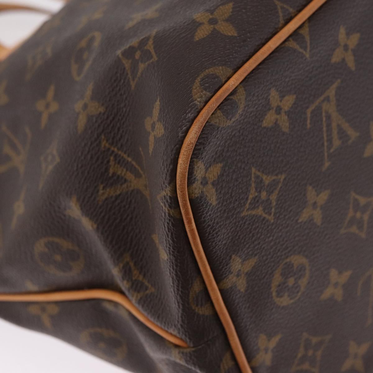 LOUIS VUITTON Monogram Palermo PM Tote Bag M40145 LV Auth 209707V