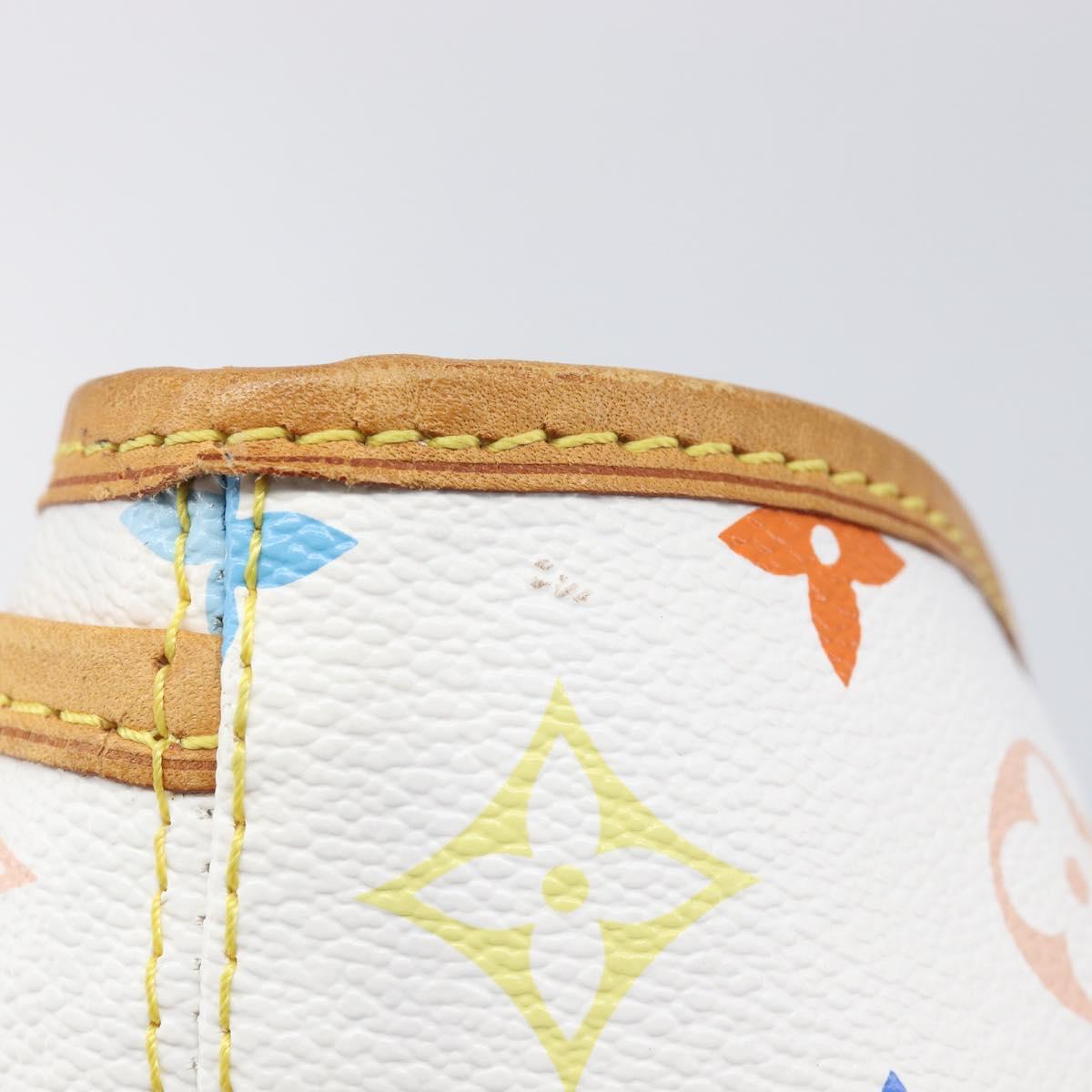 LOUIS VUITTON Monogram Multicolor Annie GM Tote Bag White M40303 LV Auth 209711V