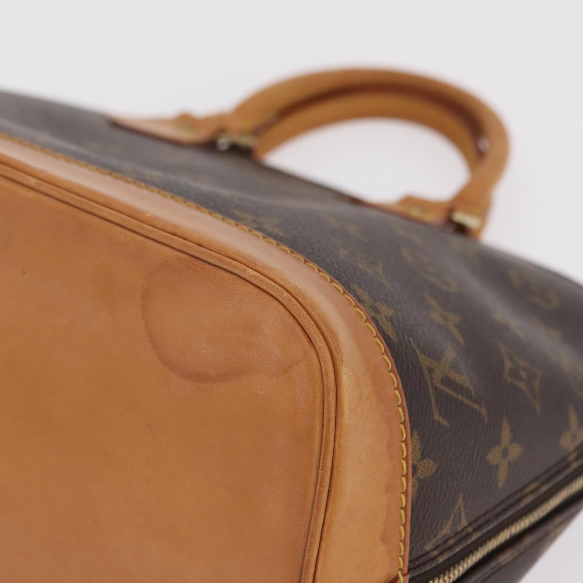 LOUIS VUITTON Monogram Alma Hand Bag M51130 LV Auth 209715A