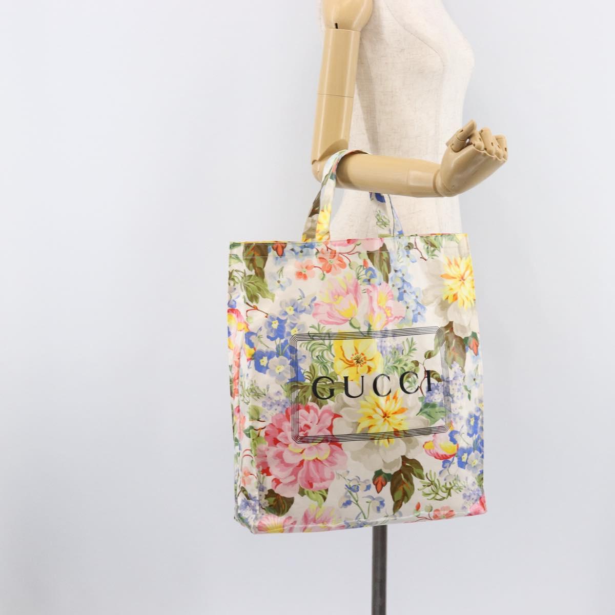 GUCCI Hand Bag PVC Multicolor 575140 Auth 209716A
