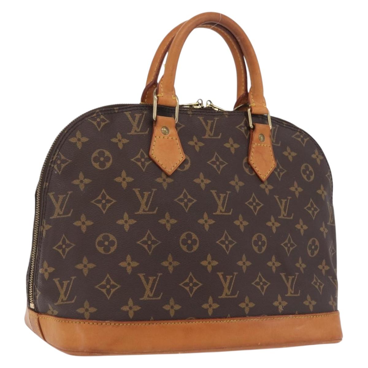 LOUIS VUITTON Monogram Alma Hand Bag M51130 LV Auth 209728A