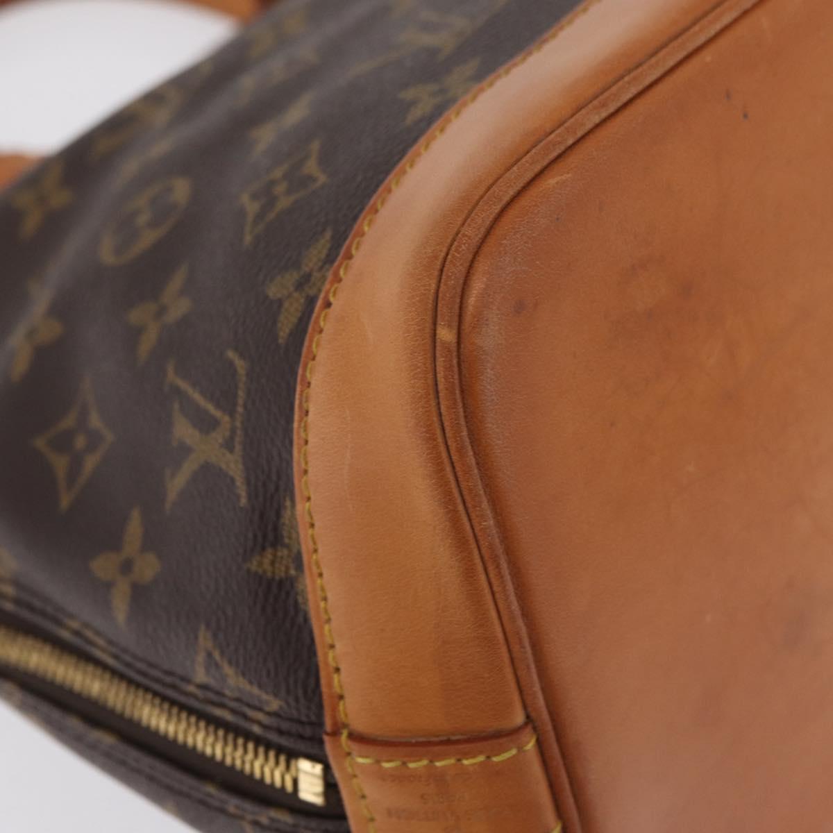 LOUIS VUITTON Monogram Alma Hand Bag M51130 LV Auth 209728A