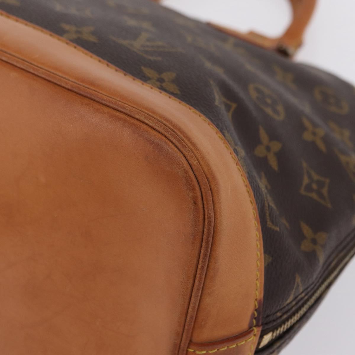 LOUIS VUITTON Monogram Alma Hand Bag M51130 LV Auth 209728A
