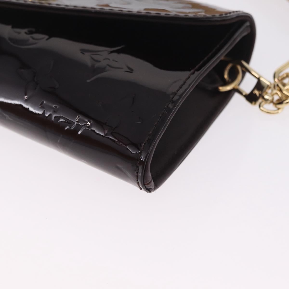 LOUIS VUITTON Monogram Vernis Sunset Bluebird Bag Amarante M93542 Auth 209737V