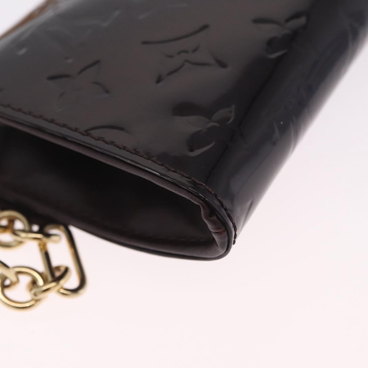 LOUIS VUITTON Monogram Vernis Sunset Bluebird Bag Amarante M93542 Auth 209737V